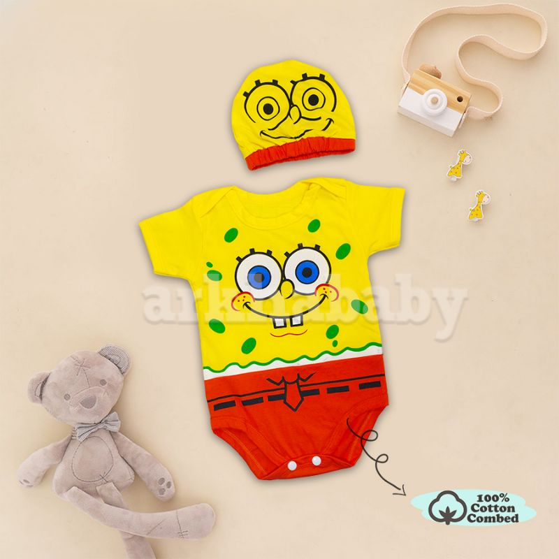 JUMPER BAYI BAJU BAYI KARAKTER/KOSTUM BAYI/ baju bayi lengan pendek