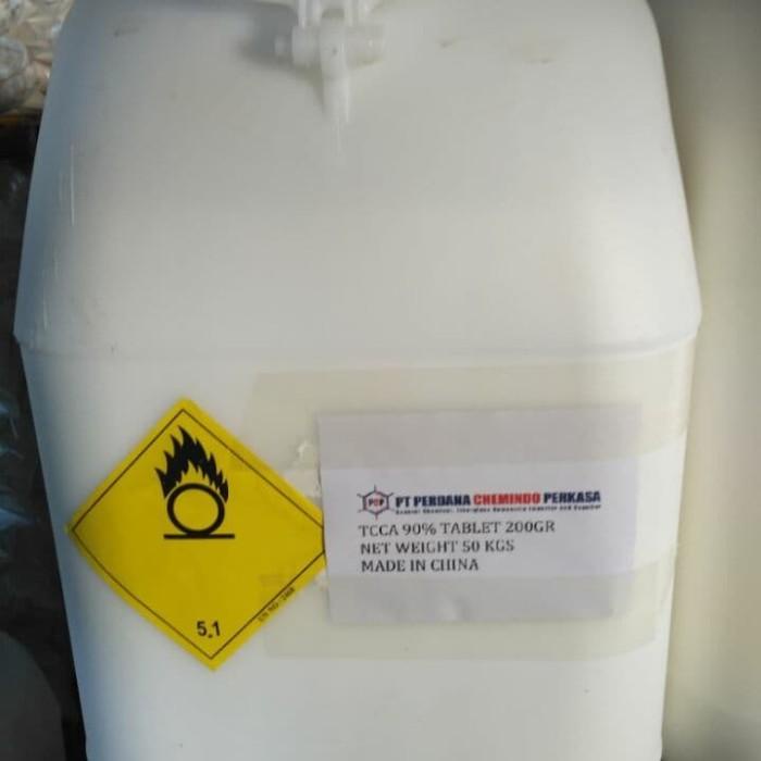 Tcca bubuk / kaporit bubuk / klorin bubuk 90% kemasan 50kg GOJEK ONLY