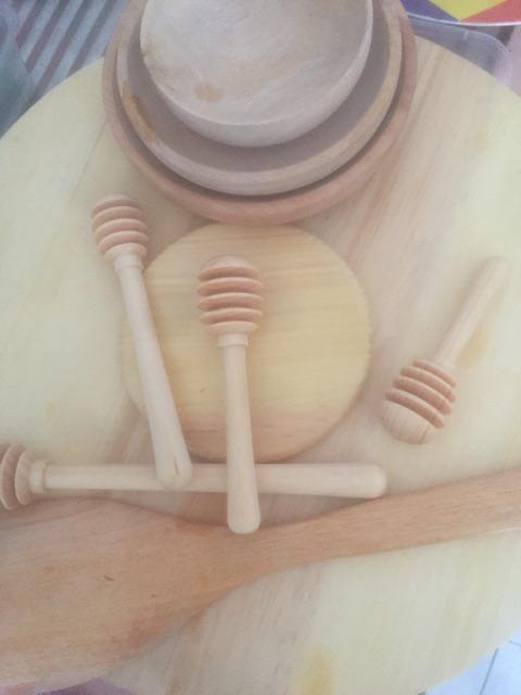 Cobek Kayu / Wadah Sambal / Tempat Sambal /saus /kecap /bumbu Dari Kayu Diameter 8cm, 10cm, 12cm