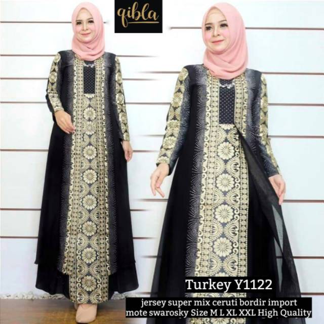 Abaya turki / Turkey abaya black series