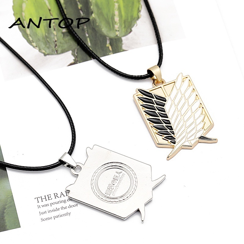 Liberty Wings Liontin Kalung/paduan Pasangan Liontin Aksesoris Fashion Unisex ANTOP