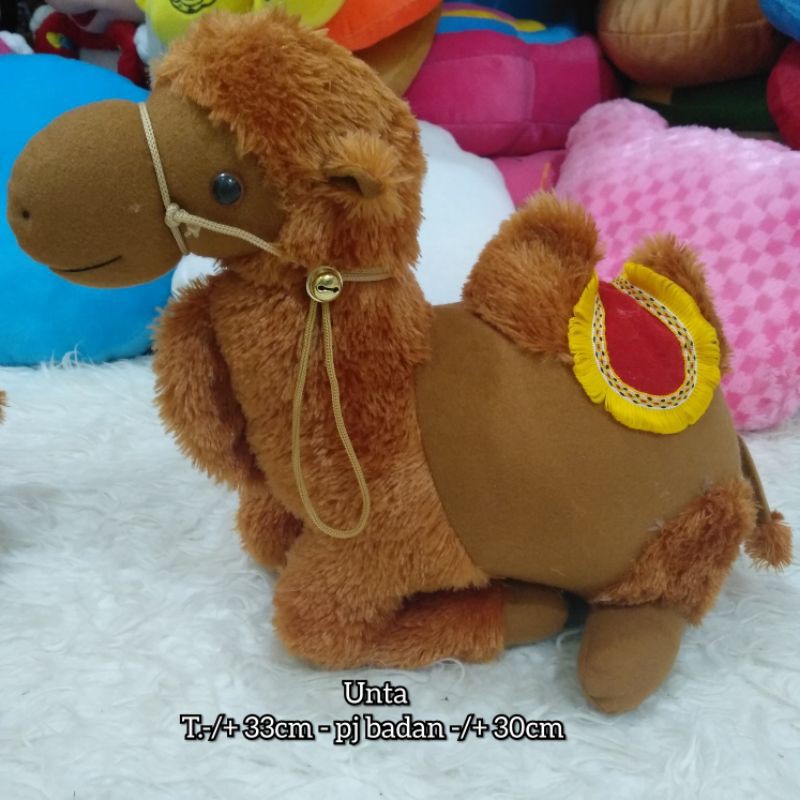 boneka binatang / boneka unta / unta