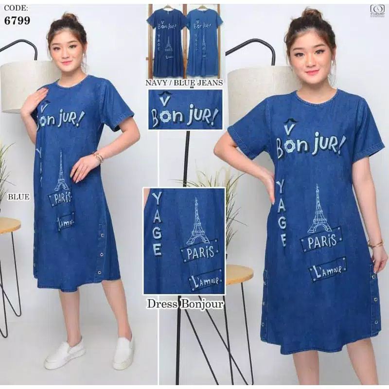 DENIM DRESS DARKBLUE SERIES