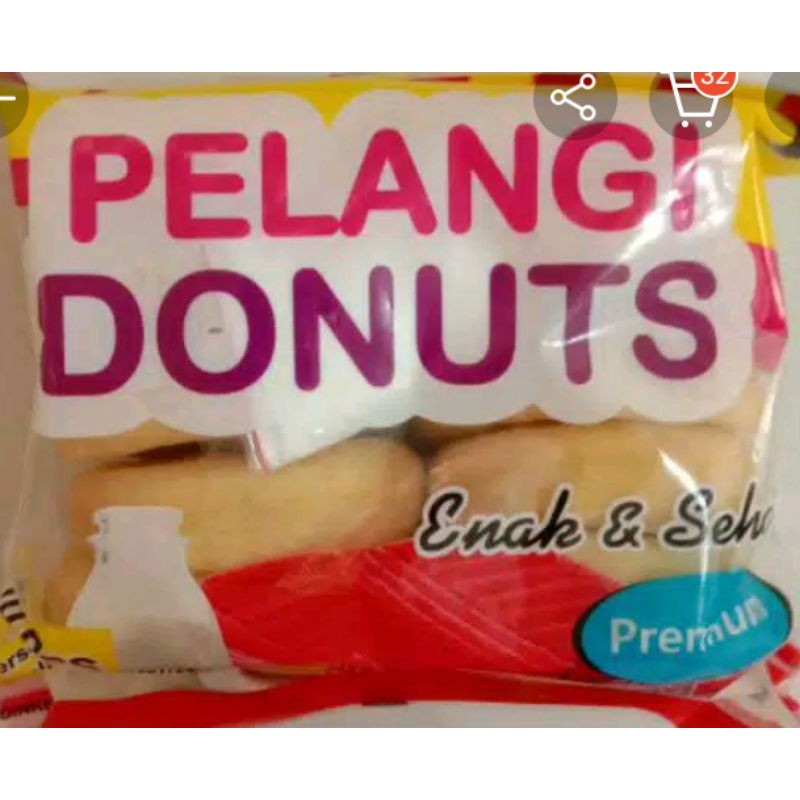 

Pelangi Donuts isi 10