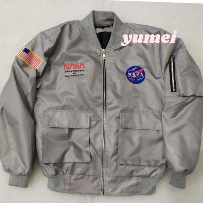 Jaket Bomber Nasa Jaket Bomber Jaket Pria Jaket Wanita ---Ready---