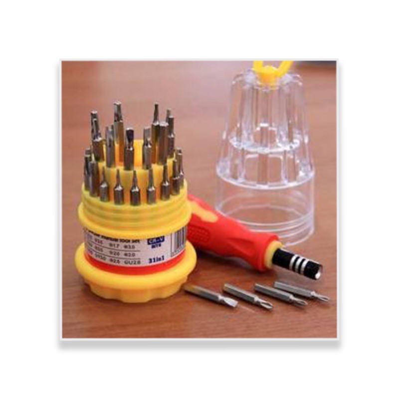 obeng telur Screwdriver Set 31 in 1 / Obeng Set 31 in 1 - Kerucut