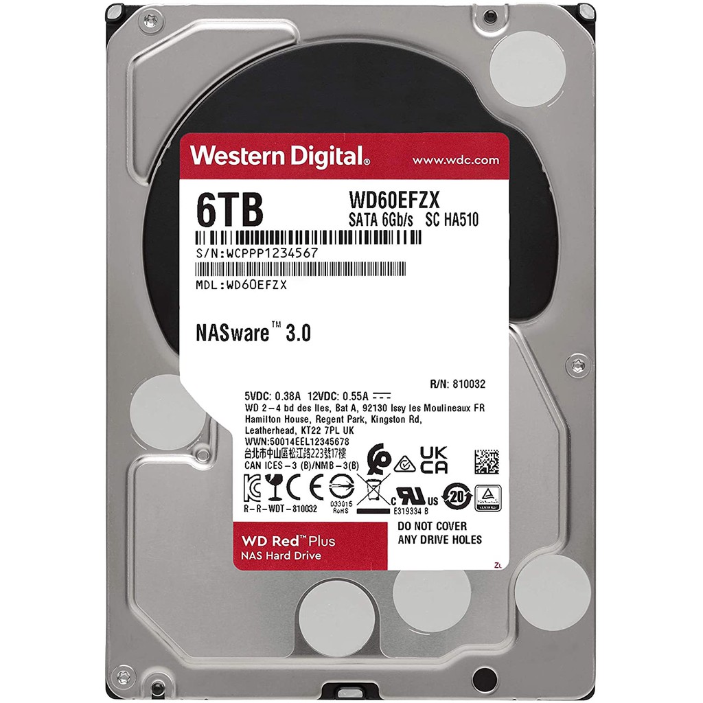 WD RED 6 TB 3,5&quot; NAS HARD DRIVE WD RED 6TB