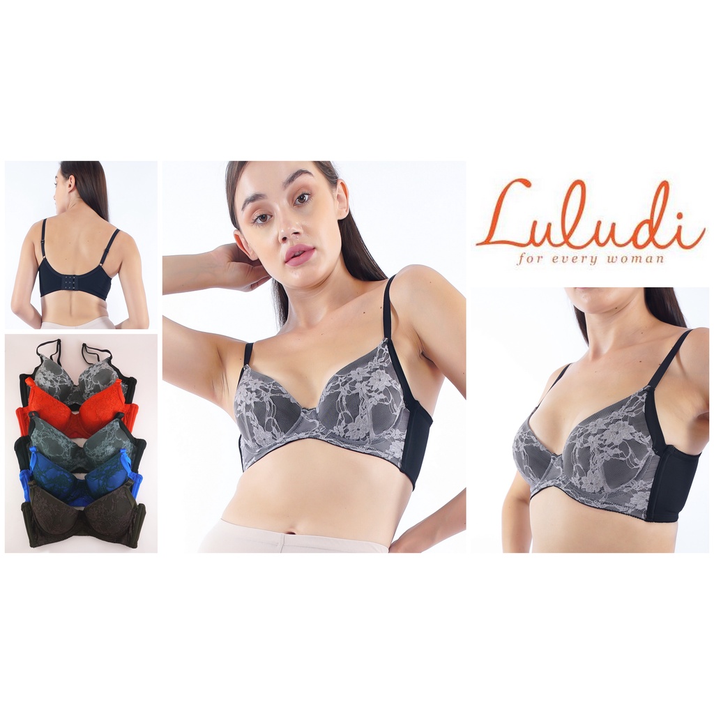 BRA WANITA RENDA KAWAT BUSA TIPIS FULL CUP LULUDI WACOAL LBB10018
