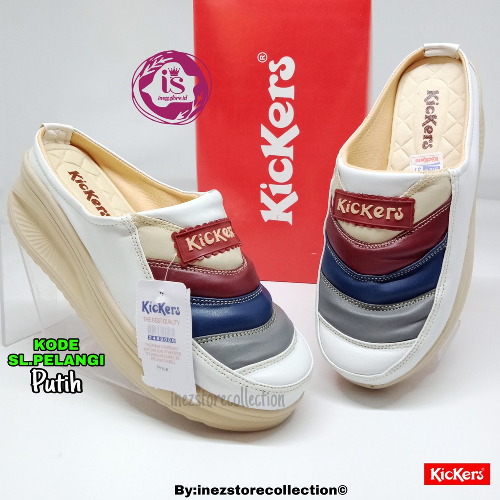 SANDAL WEDGES WANITA TERBARU KICKERS KODE SL.PLANGI MURAH BERKUALITAS