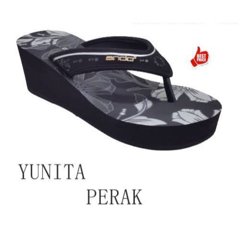 SALE SENDAL ANDO 36-41 Sandal Ando Jepit Wedges - SANDAL ANDO WEDGES