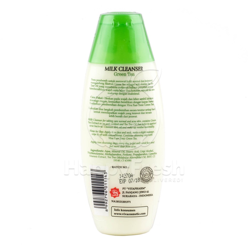 Viva Milk Cleanser Green Tea