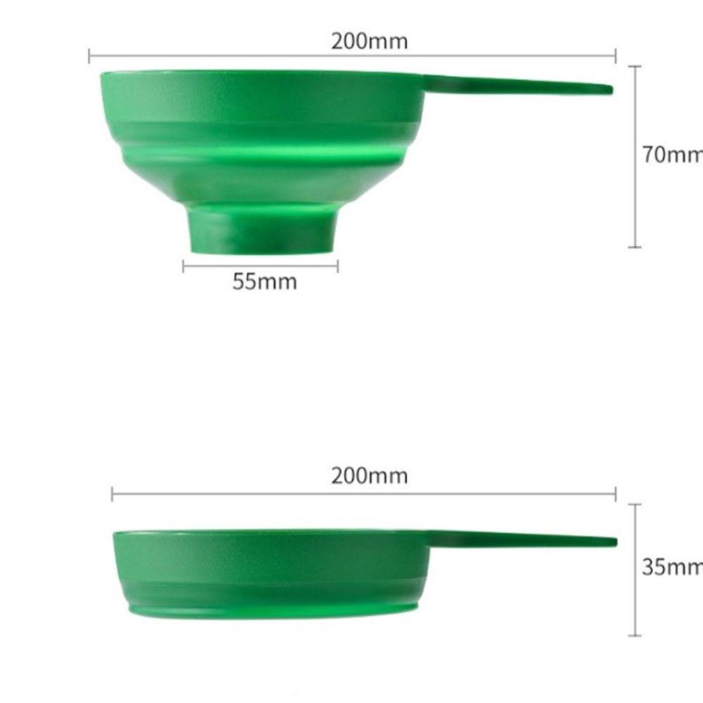 Solighter Corong Teleskopik Lipat Plastik Mulut Lebar Besar Kaleng Guci Funnel