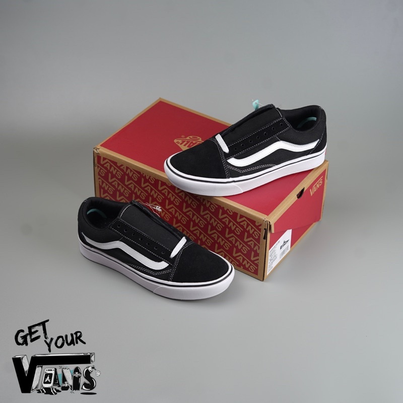 Vans Comfycush Old Skool Black White Original 100% Bnib