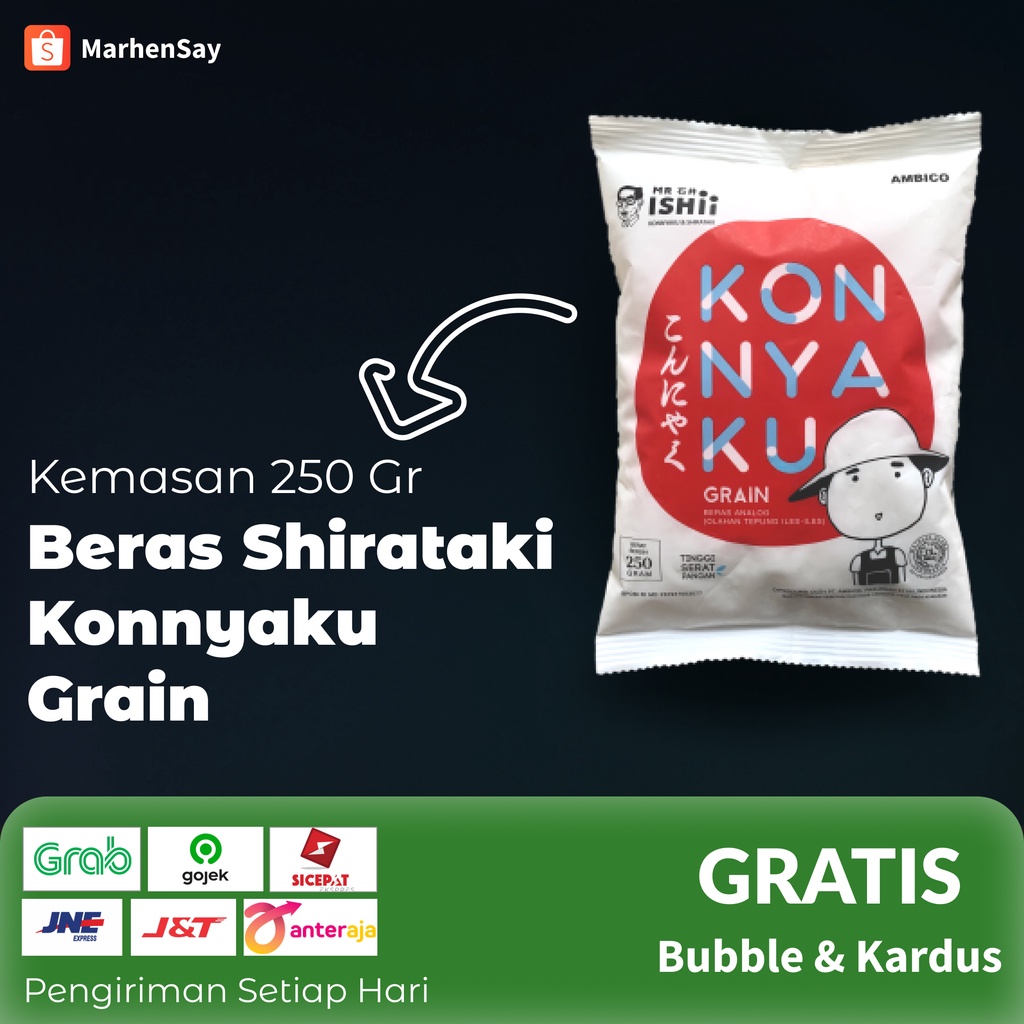 

Beras Shirataki 250gr / Konnyaku Rice Low Carb