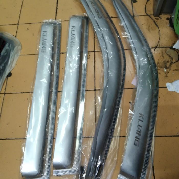 Talang air mobil Toyota kijang kapsul lgx 97 sampe 2004 silver 4pcs