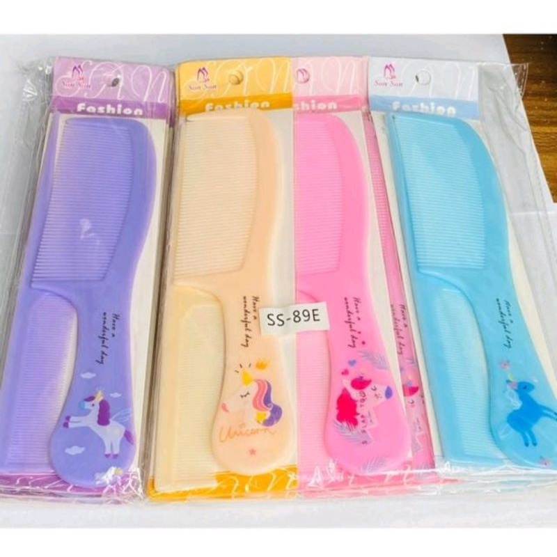 Vinztstore - Sisir Karakter Set 2 in 1 Haircomb Anak Dewasa Sisir Besar Anti Kusut Gagang Murah