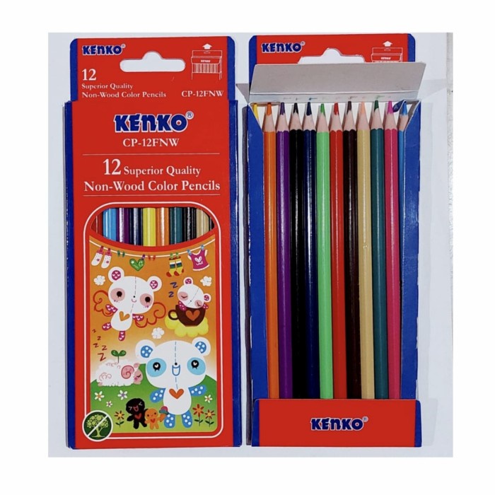 

Mantap Pensil Warna Kenko 12 Warna Panjang Cp-12 Fnw Gilaa!!!