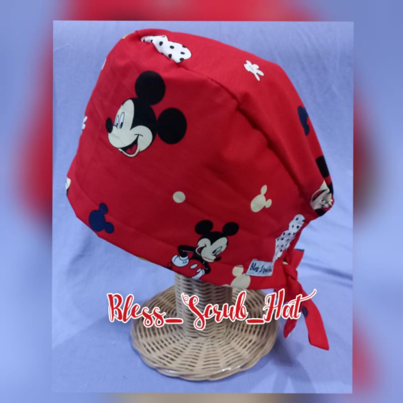 Topi Bedah / Nurse Cap/ Sugical cap/ Topi Motif/