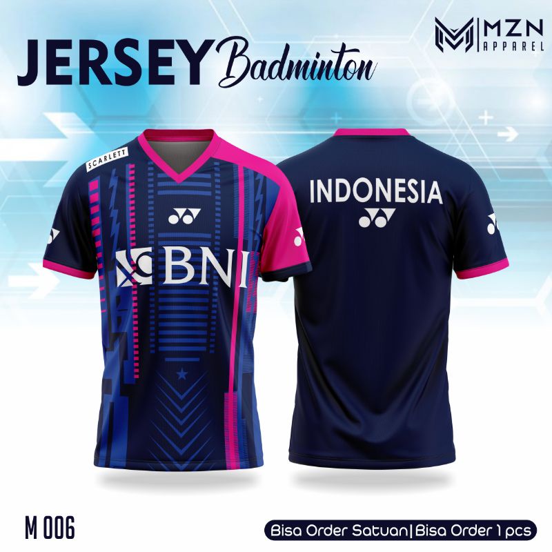 Jersey Badminton Indonesia 2022 Terbaru ALL England Marcus Kevin Yonex