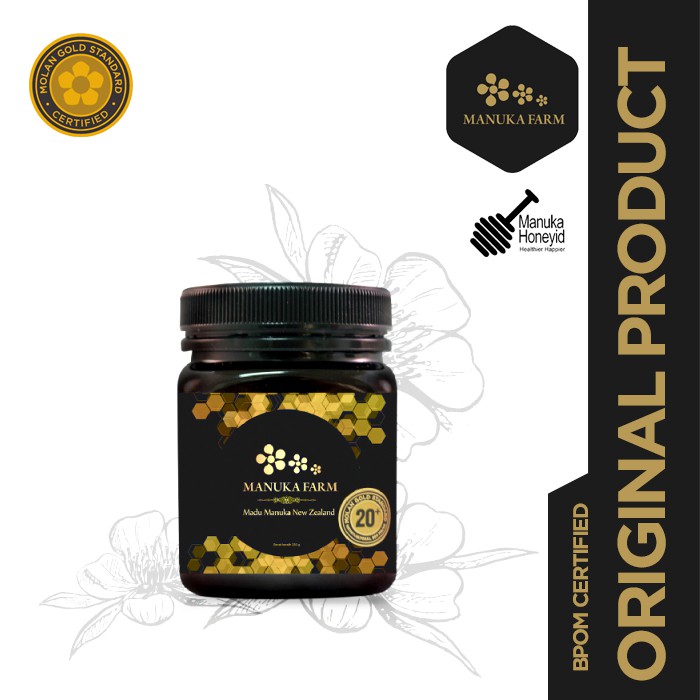 

Madu Manuka Farm MGS 20+ 250gram | Madu Manuka MGS20+ 250gr