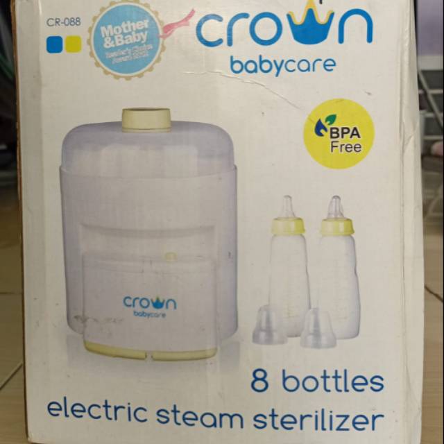 Sterilizer botol crown babycare