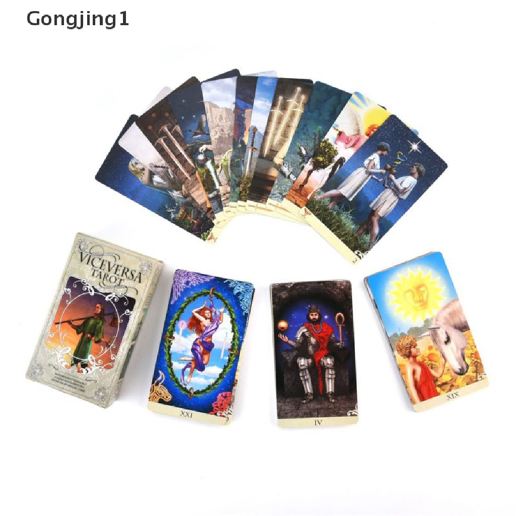 Gongjing1 78pcs Kartu Tarot Untuk Permainan Keluarga