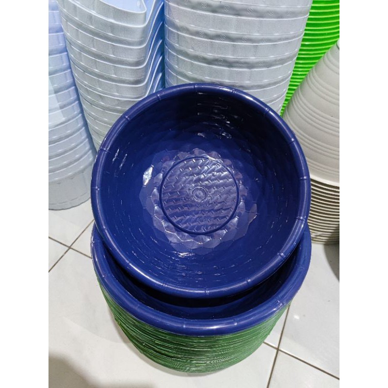 Baskom Plastik/Besek/Baskom Plastik 12 Motif Rotan