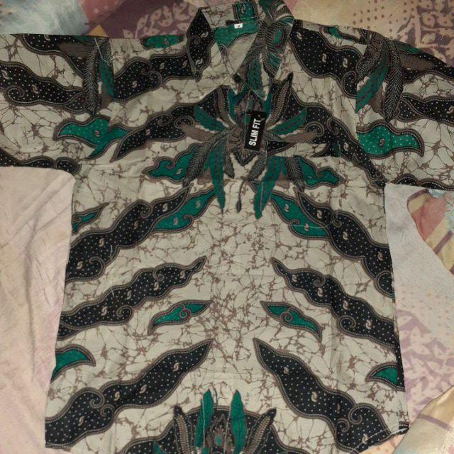 Cbl711 Kemeja Batik Pria Slim Fit Mewah Linabatikdistro Unik Baju Batik Pria Best Seller