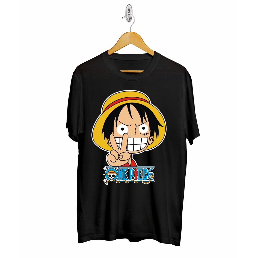 Kaos murah Kaos distro murah baju  distro pria t-shirt murah combed30s one piece damai