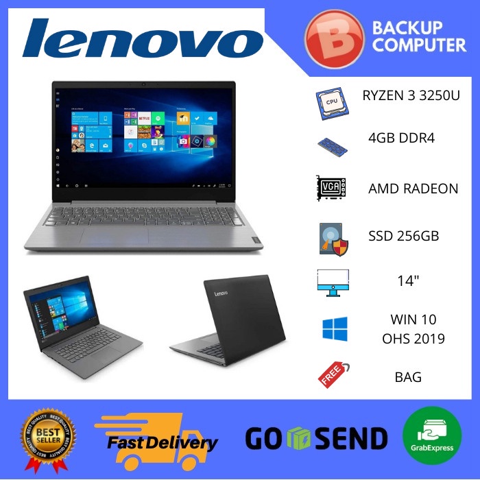 LENOVO V14 14ADA 82C60045ID Ryzen3 3250U/4GB/256GB SSD/W10Home+OHS2019