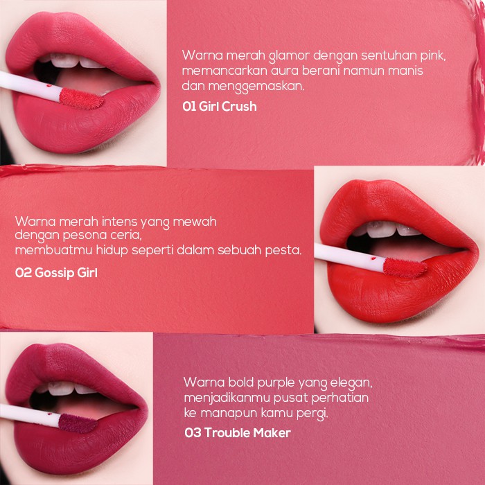 Nacific Crush Mood Lip Cream #02 Gossip Girl