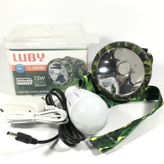 Luby L2835 Senter Kepala Super Terang / Headlamp Outdoor LED Waterproof