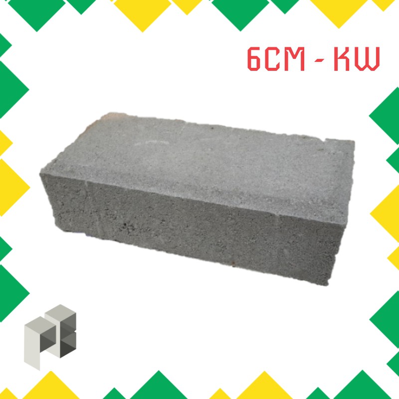 Paving Block 6 CM - Bata - KW (Harga Per m2)