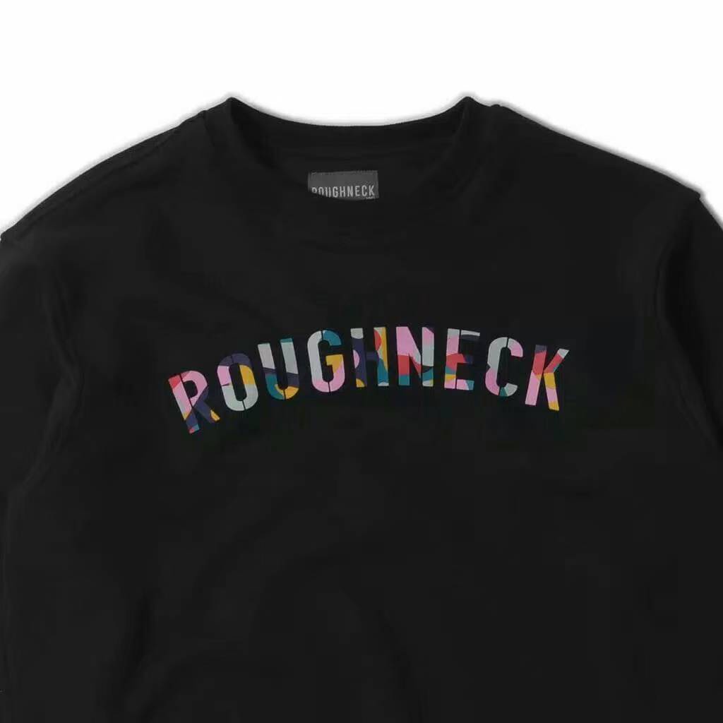 SWEATER ROUGHNECK BASIS CREWNEK PRIA WANITA TERBARU BLACK EDITION / SWEATER ROUGHNECK / SWEATER PRIA TEBAL