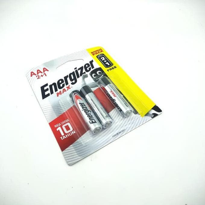 ENERGIZER BATTERIES E92 AAA BP2+1 MAX 3S