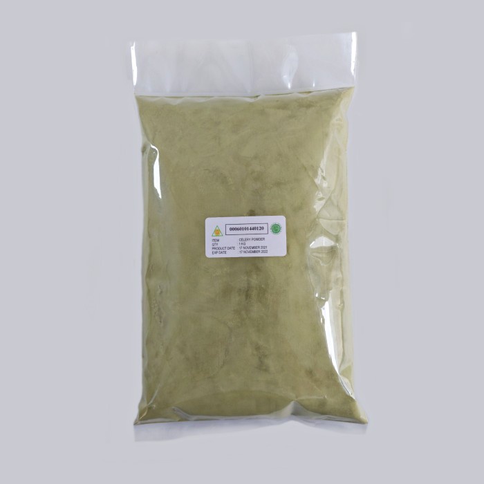 

Seledri Bubuk / Celery Powder Kemasan 1 Kg Kualitas Premium