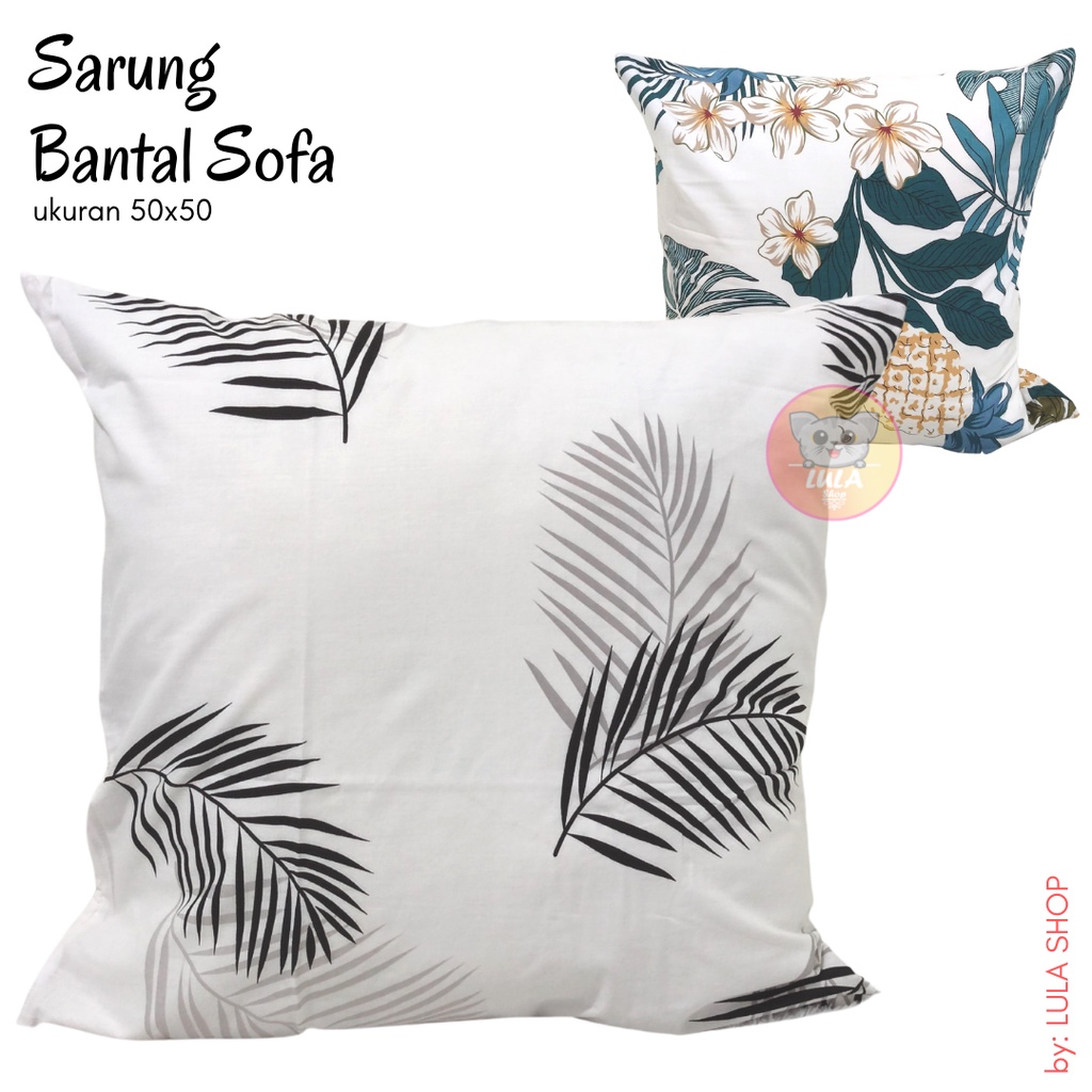 Sarung Bantal Sofa Cantik Ukuran 50X50