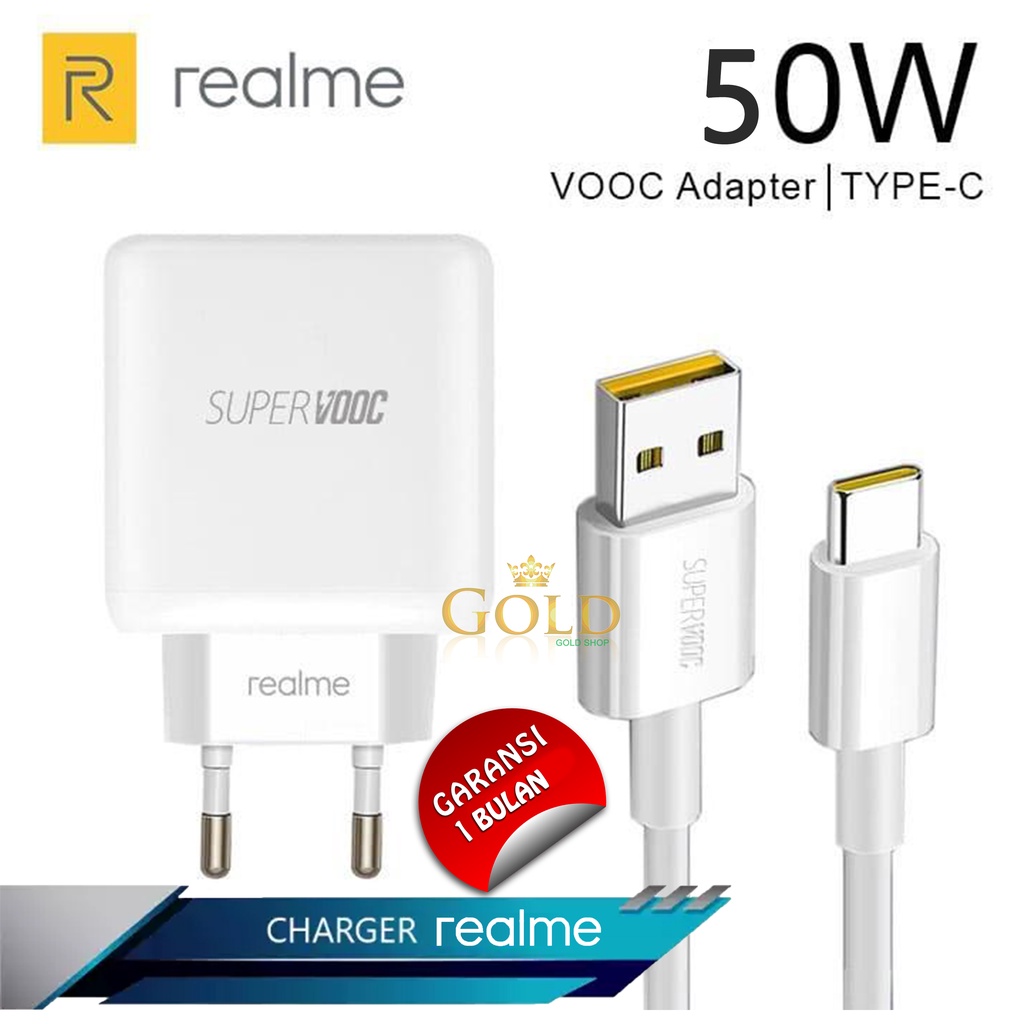 [ ORI 100% ] Charger Realme Super Vooc Ori 100% Casan Super Vooc Realme Type C 65w 50w 30w 20w