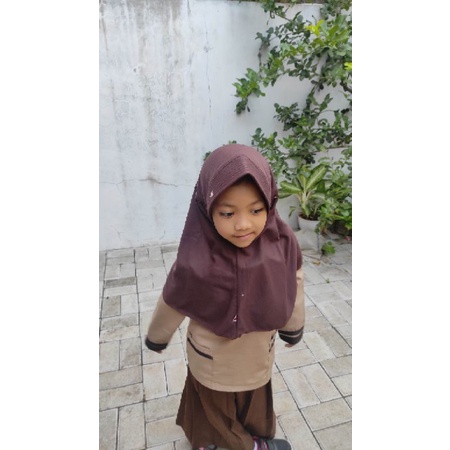 Jilbab kerudung anak sekolah SD SMP SMA