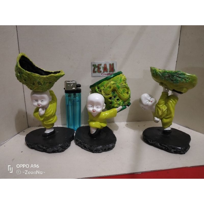 Pot Bonsai Shito /miniatur biksu kecil lucu /ornament bonsai / dekorasi / diorama