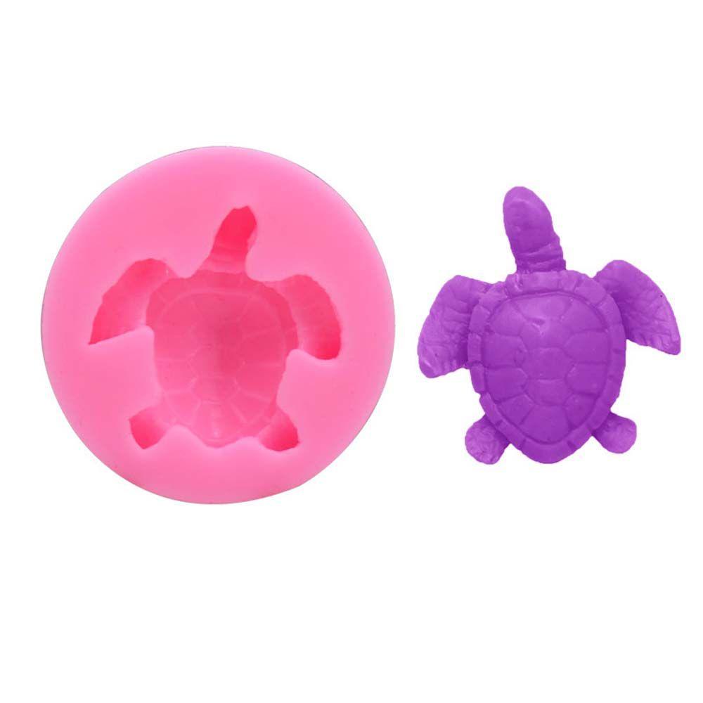 Lanfy Cetakan Fondant Kecil Handmade Bakeware Permen Sea Turtle Tortoise Membuat Coklat