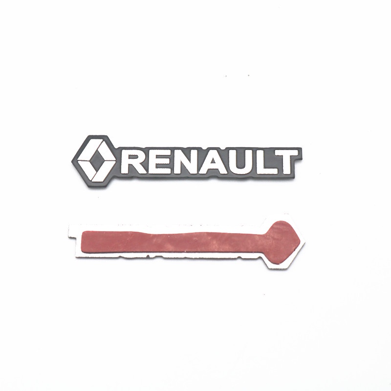 4pcs Sticker Dekorasi Mobil 3D Bahan Aluminum Untuk Renault Twingo Logan Megane 2 3 Clio 4 Duster Trafic 2021