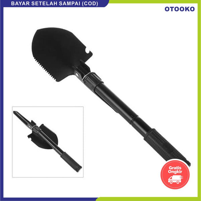 Sekop Cangkul Pacul Gergaji Mini Lipat Portable Shovel Kemah Berkebun