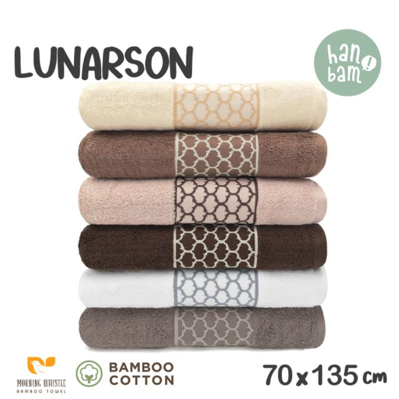 MWB Handuk Mandi Dewasa  Morning Whistle Bamboo Lunarson Handuk / Handuk Mandi 70 x 135 cm