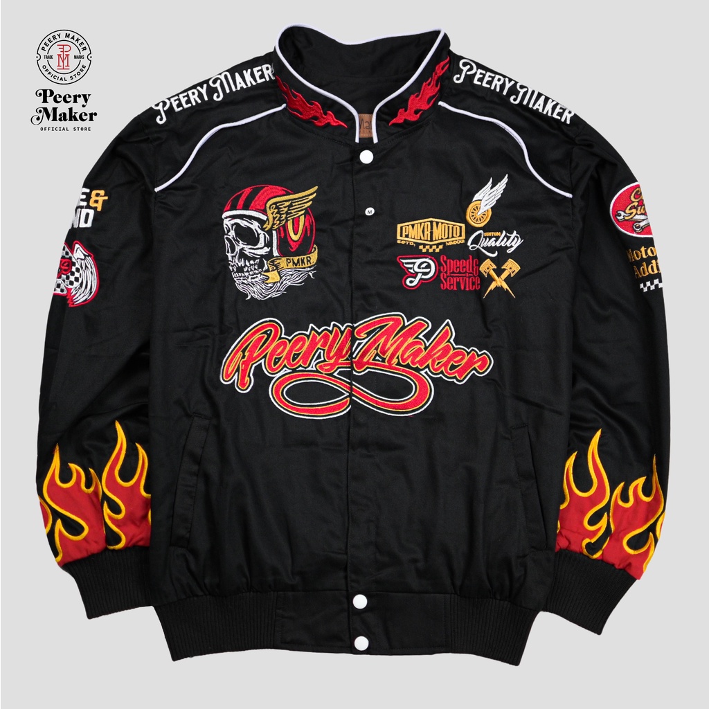 PEERYMAKER | Nascar Jacket - Motorcycle Addiction