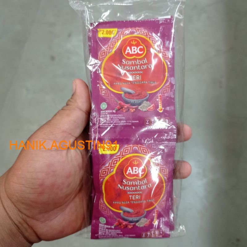 

ABC Sambal Nusantara Teri 10 x 18 g