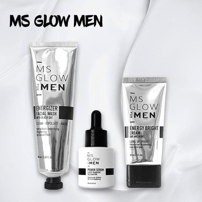 MS GLOW MEN ORIGINAL Paket Basic 3 in 1