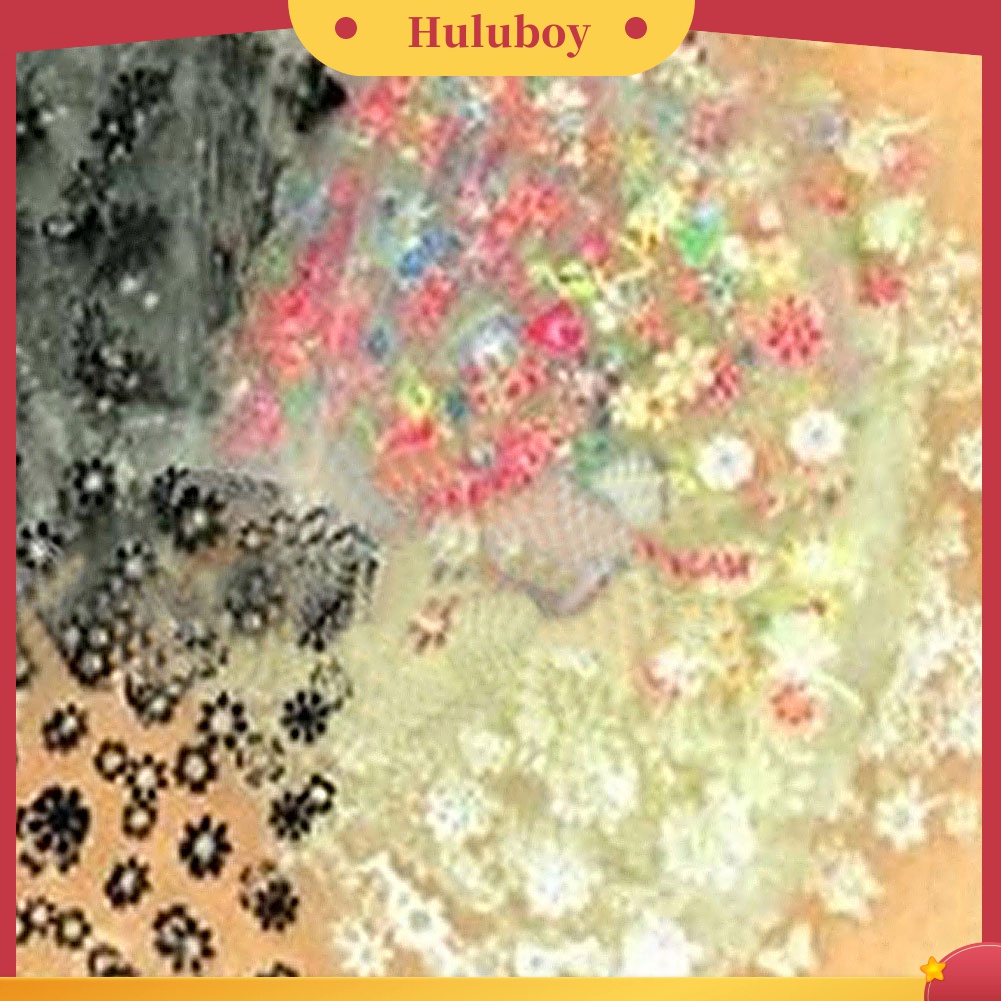 Huluboy Huluboy♡ 10 Lembar Stiker Kuku 3D Untuk Dekorasi Manicure