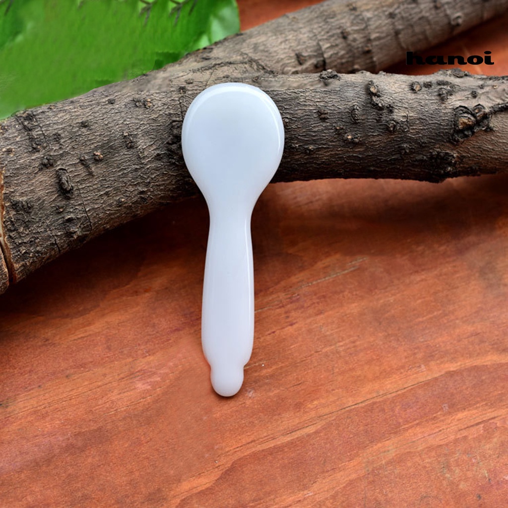 HQTM_Guasha Supplies Multiple Shapes Promote Blood Circulation White Faux Jade Massage Board Tools for Skin