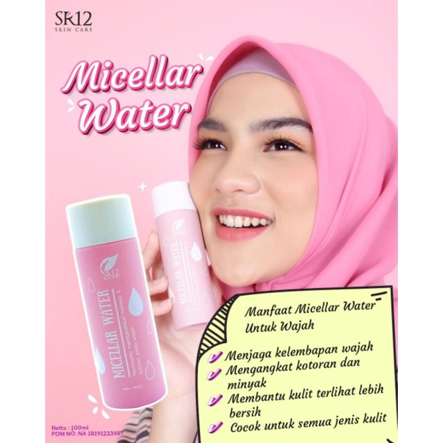 Micellar water/ Pembersih wajah / pembersih make up